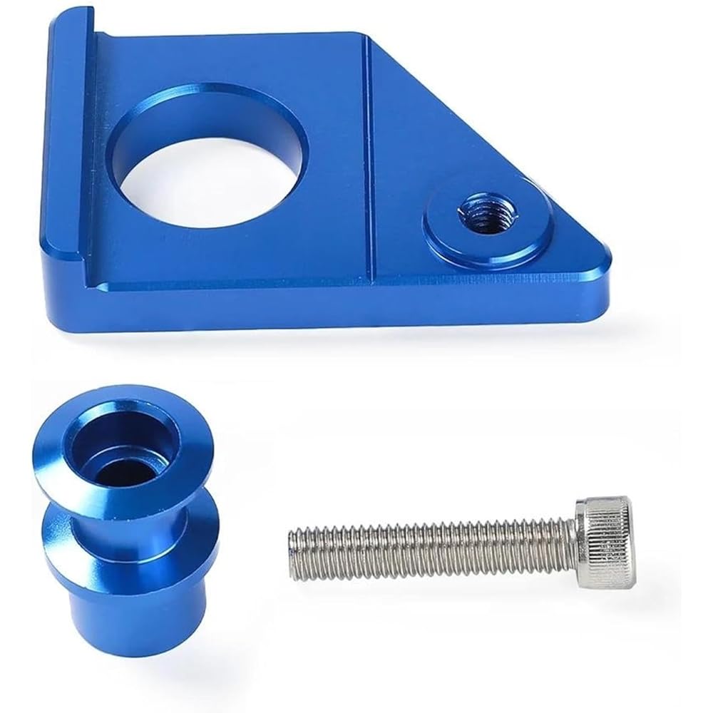 Stand Screw Slider Swing Arm Spool Slider Bracket Motorcycle Chain Adjuster Adjuster Slider Very suitable for Yamaha FZ-10 2016-2020. (Color: Red)