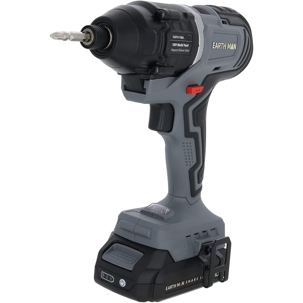 Takagi SHARE LINK 18V Rechargeable Multi-Tool Set Brushless Equipped with EARTH MAN [Various DIYs in One] [Impact Driver + Electric Saw] [Drilling, Screw Tightening, Cutting] SL-18BMTL-AS Power Tools Many Function Circular saw Chainsaw Jigsaw Sander