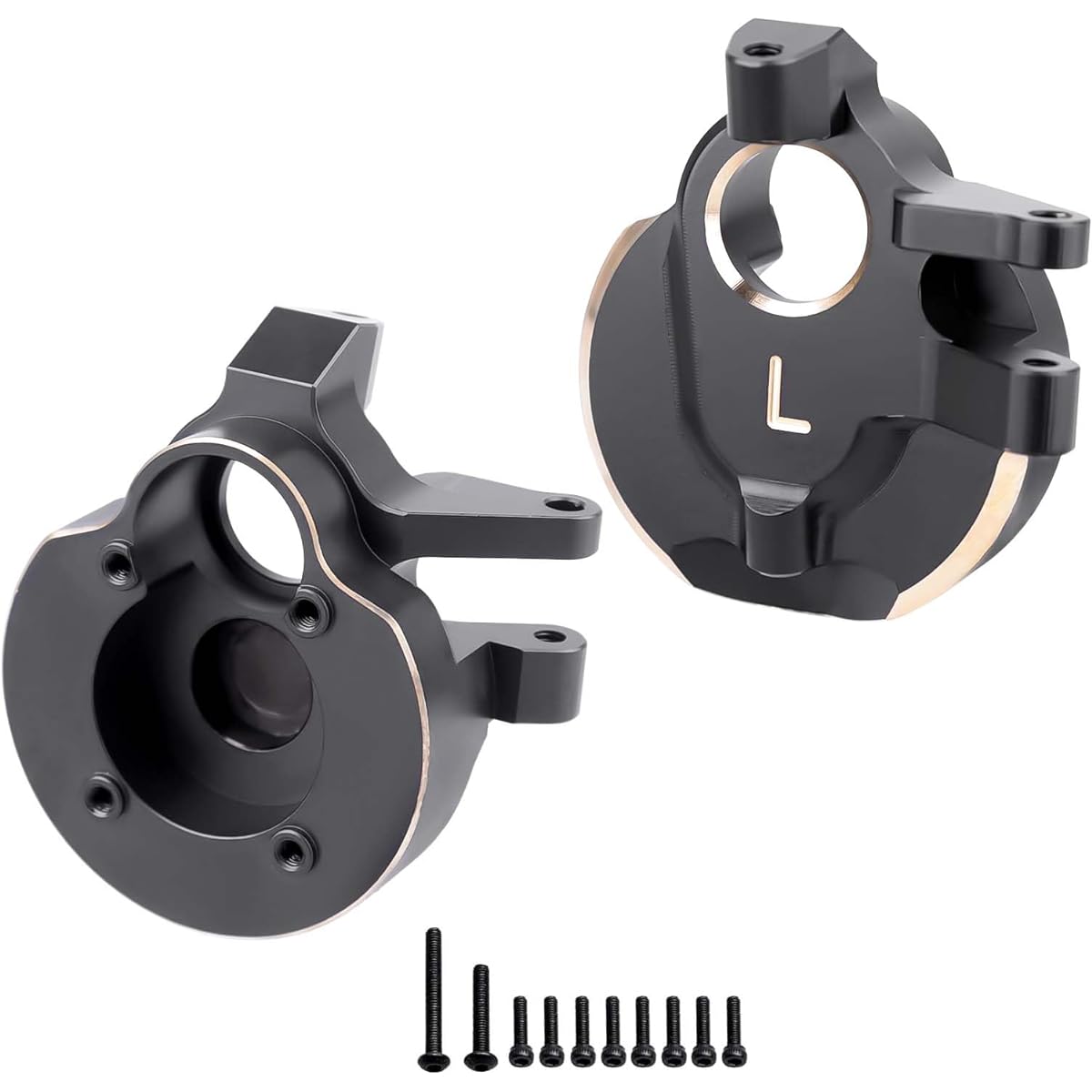 Hobbypark Brass Inner Portal Cover Weight Front Steering Knuckle Axial Capra & SCX10 III Upgrade Parts