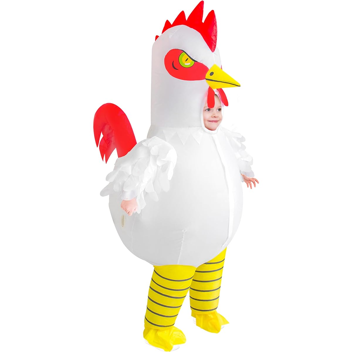 Stegosaurus Inflatable Costume for Kids,Chicken Costume for Boys/Girls,Halloween Funny Blow Up Costume for Party Carnival