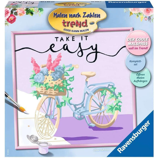 Ravensburger Paint by Numbers 20066 - Take it easy - from 12 years: Without frame!