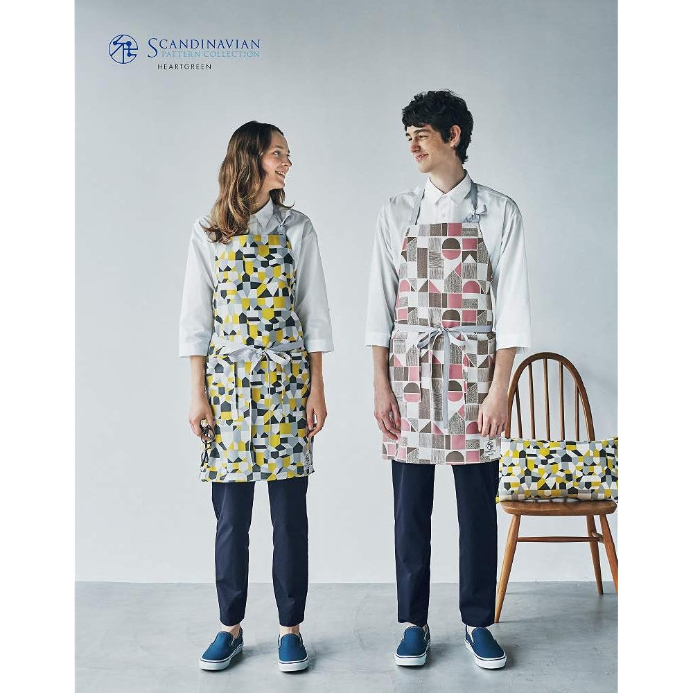 [HEARTGREEN] Carsee Kashima HAE015 Scandinavian Pattern Collection Apron