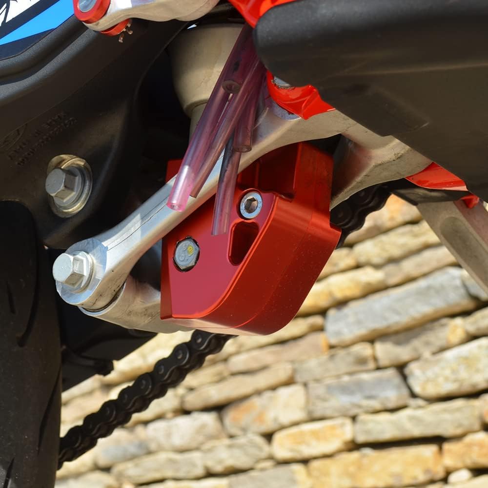 NICECNC Red Rear Shock Mount Linkage Protector Beta Compatible with 2015-2023 RR RR-S RS 250/300 2T RR RR-S RS 350/390/430/500 4T Xtrainer 300