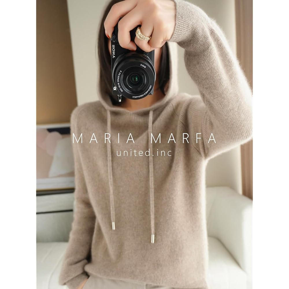 [MARIA MARFA] 6 Colors Soft Touch Knit Parka Women's Tops Beautiful Autumn/Winter 3A-M07