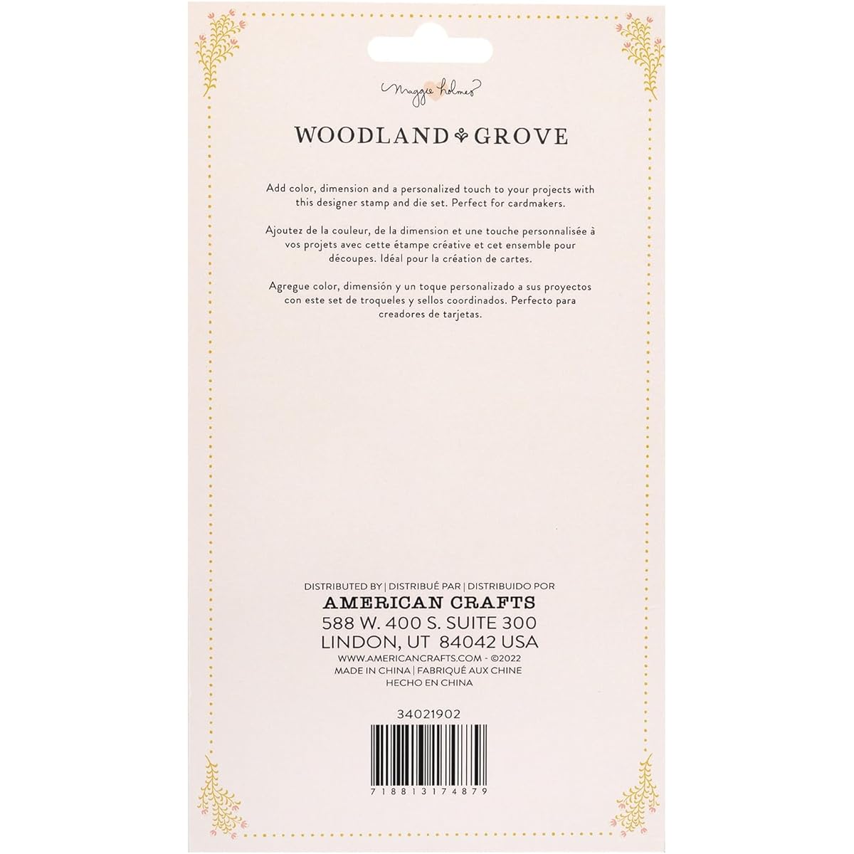 Maggie Holmes Woodland Grove Stamp & Die Set 14/Pkg