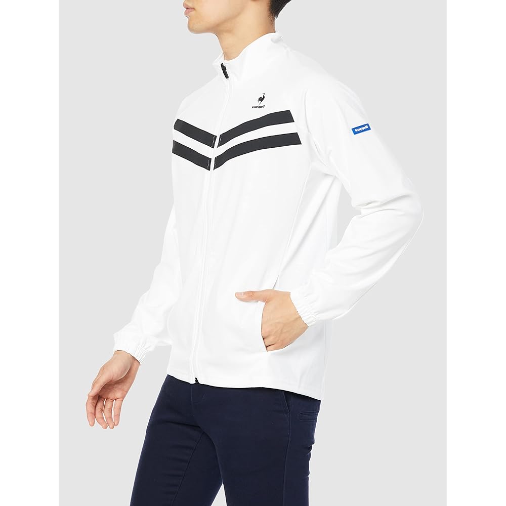 [Le Coq Sportif] 22 Fall/Winter Model Golf Cut and Sew Windproof Knit Full Zip Sweat Absorbent Quick Drying Stretch Midler Men's