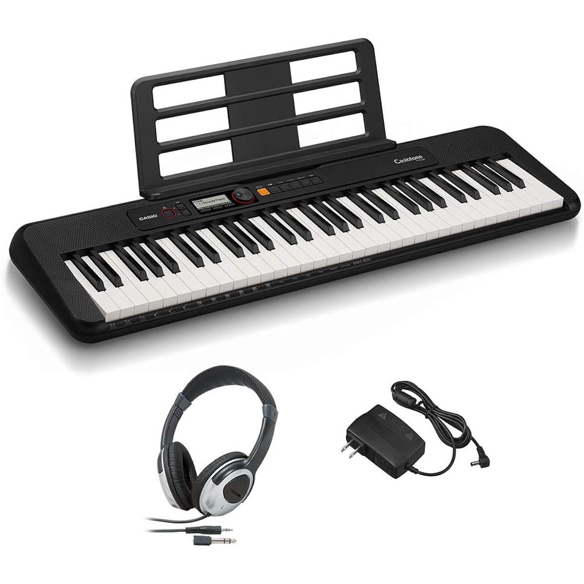 CASIO CT-S200 BK Headphone Set 61 Keys Casiotone Keyboard Electronic Piano