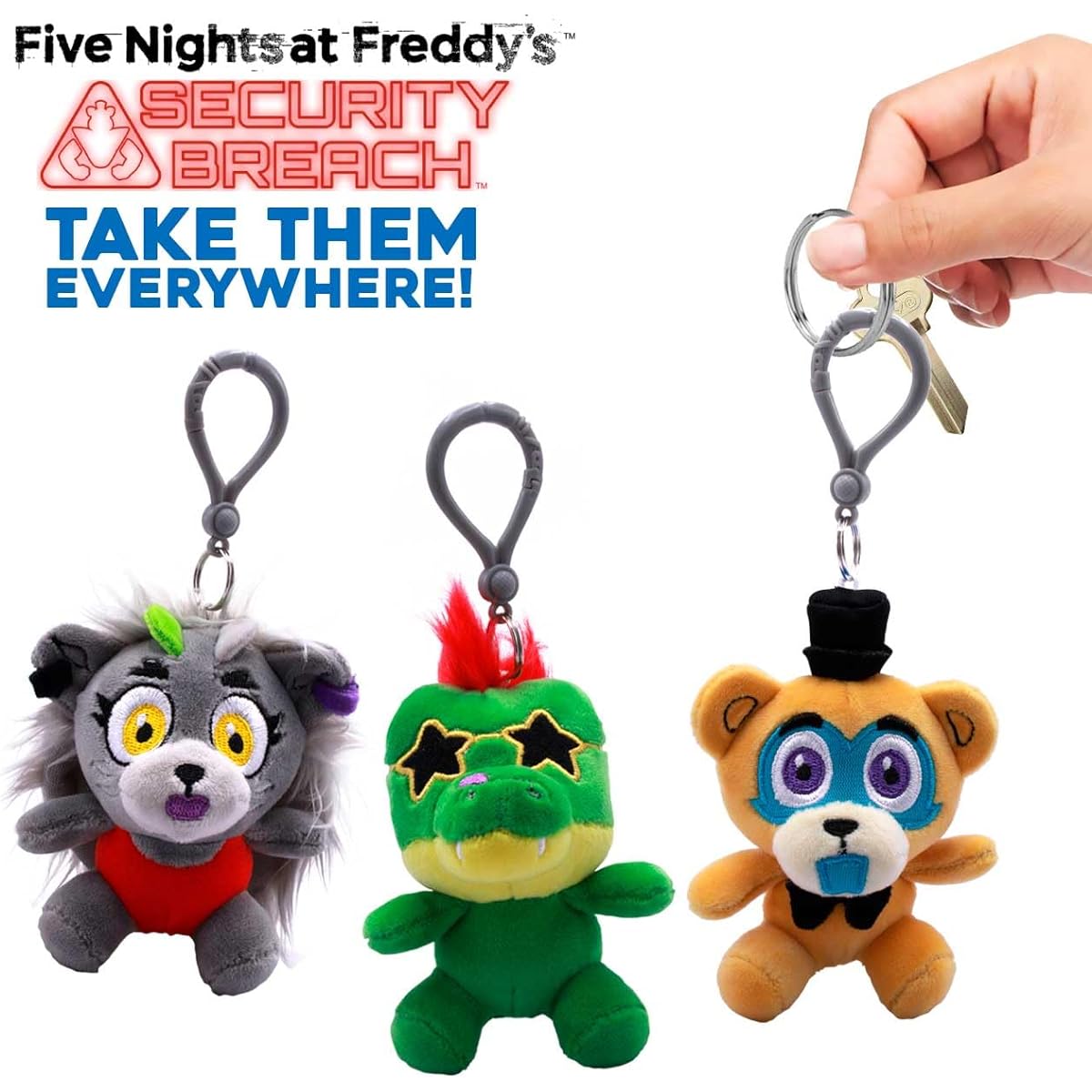 Five Nights at Freddy's Security Breach Plush Backpack Hanger