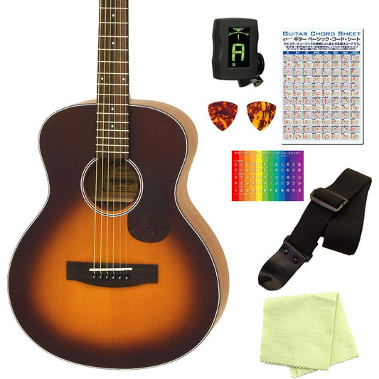 Aria Mini Guitar Acoustic ARIA-151 Acoustic Guitar Beginner Super Introductory 8 Piece Set MTTS [98765] [Safe to ship after inspection]