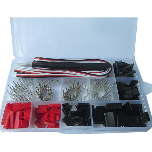 40 Sets Servo Plug Male Female Connector Crimp Pin Cable Kit for JST SYP Futaba Hitec Spektrum RC
