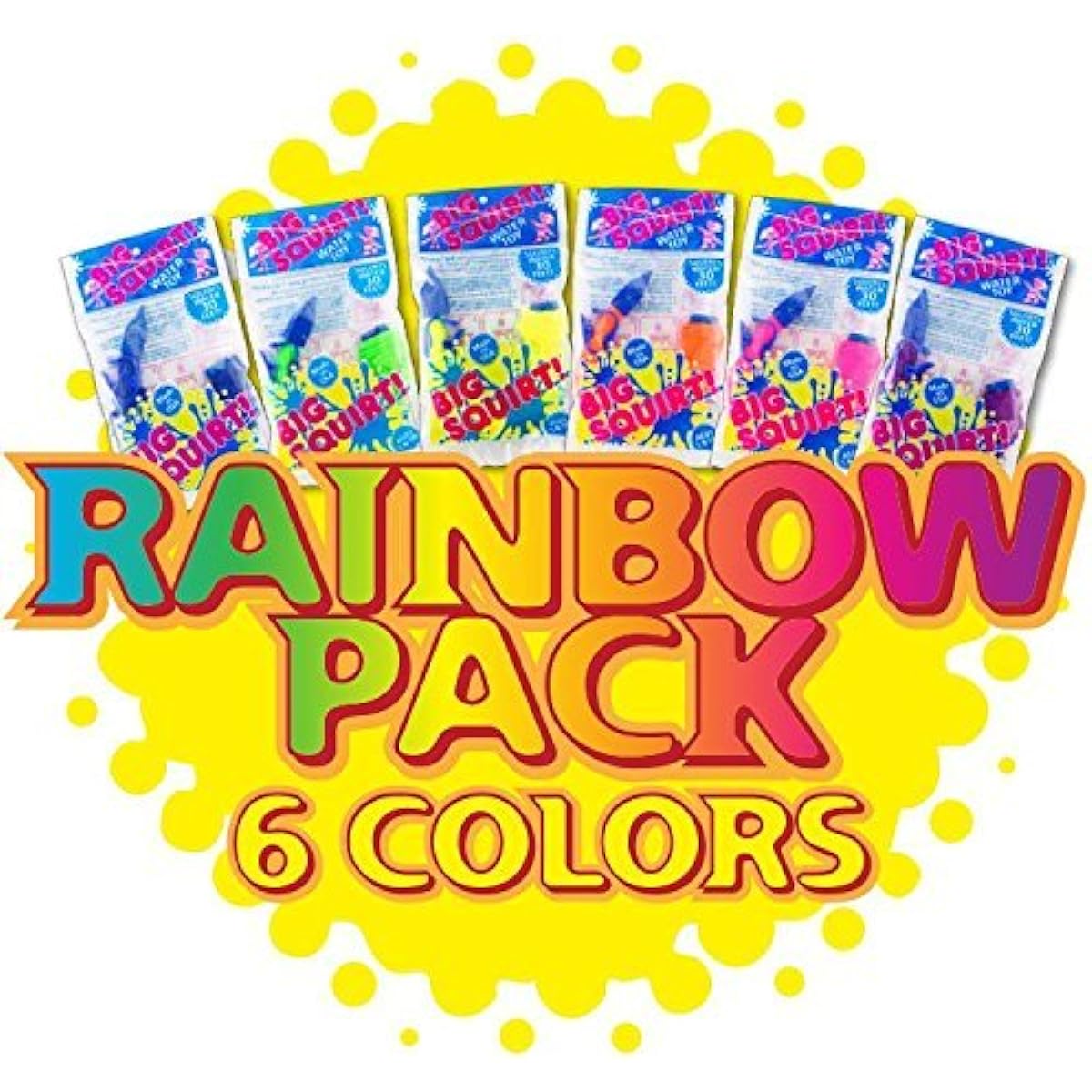 Big Squirt!® Rainbow 6 Pack