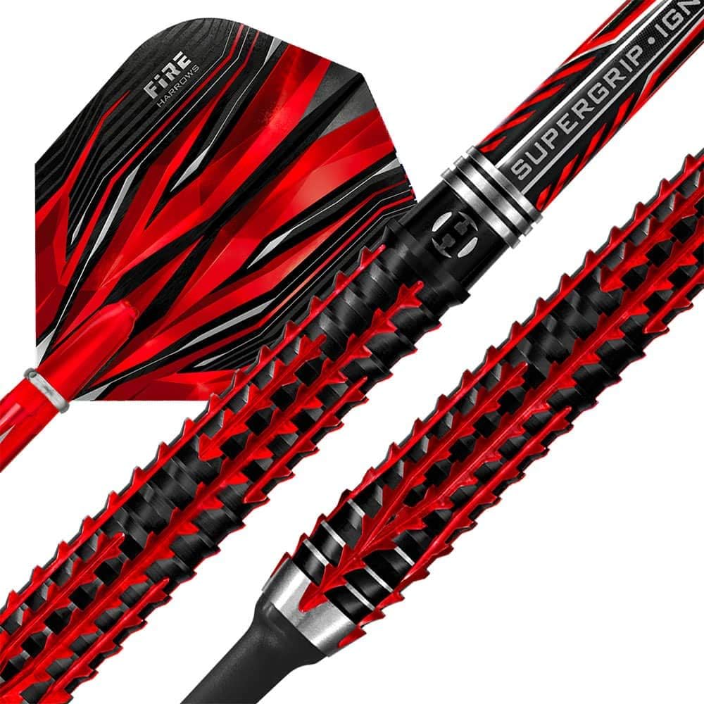 Dart Barrel Harrows [Harrows] Fire Inferno 18g (FIRE INFERNO 18g Tungsten90%) | Darts 2BA Barrel 18.0g