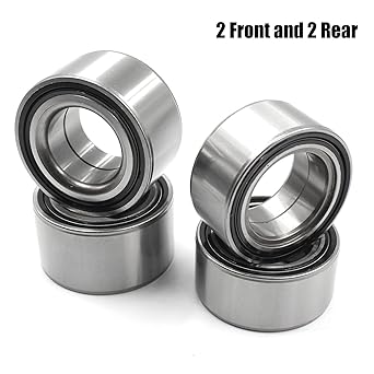 Nakuuly 3514699 3514635 Front & Rear Wheel Bearing Polaris Ranger RZR 800/RZR S 800 2010-2014 Ranger 900 XP/Ranger 900 Crew 2013-2016 # 3585502 3514627 Replacement 4pcs