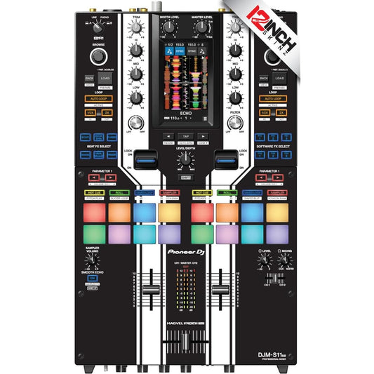 12inch SKINZ/Pioneer DJM-S11 SKINZ Special Edition Colors (BLACK) [Skin for DJM-S11]