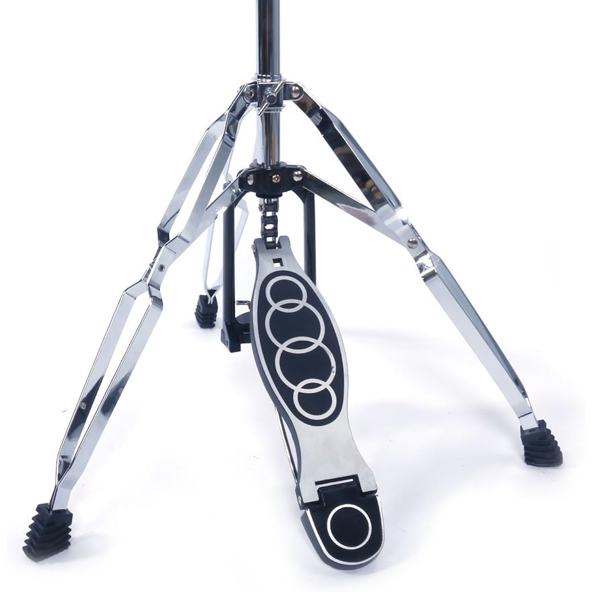 Professional Foldable Hi-Hat Stand Control Style Drum Hi-Hat Cymbal Stand with Pedal (Cymbal not included)