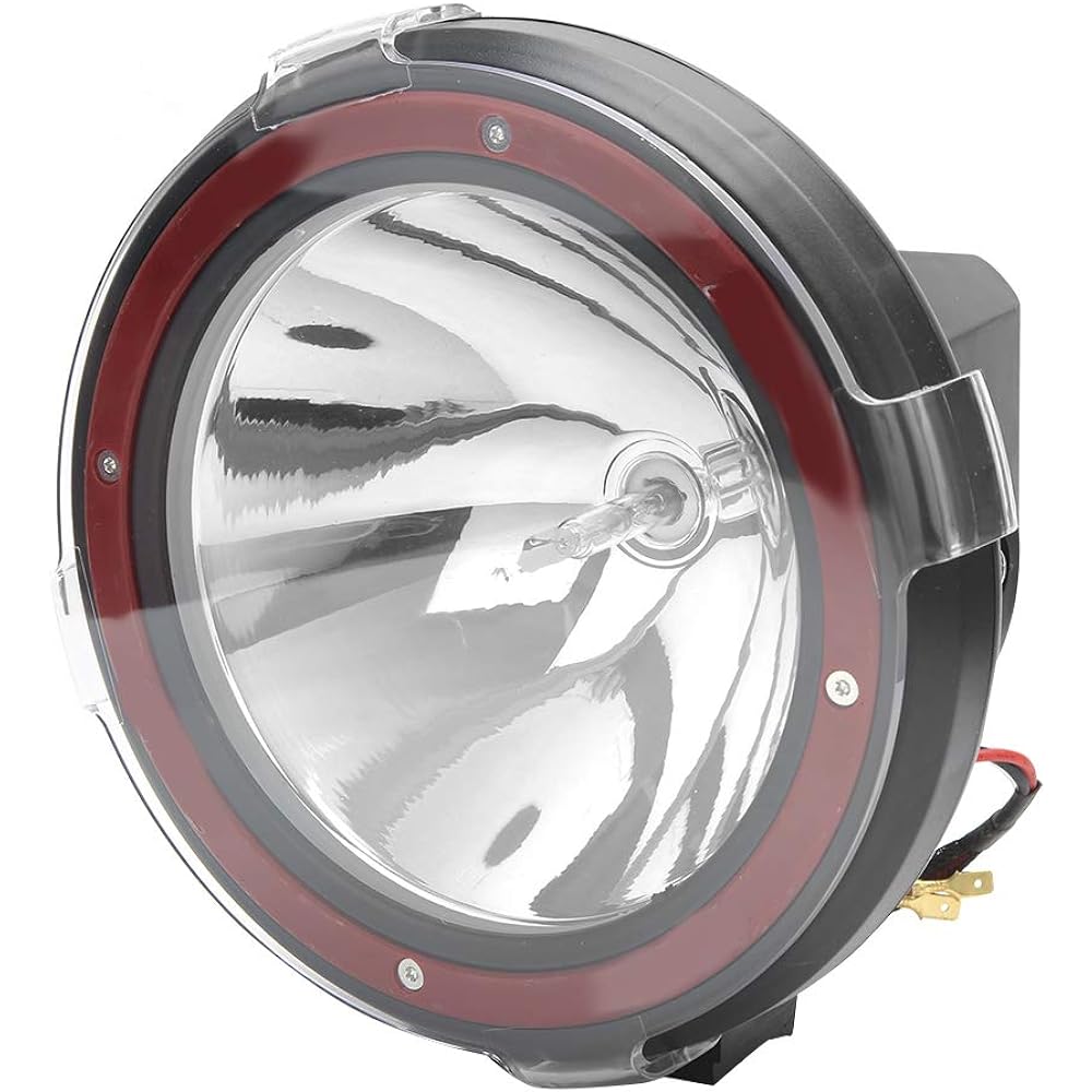 Spotlight, 7inch HID Search Lamp Vehicle Modification 1224V 55W Spotlight 6000K White Light (7inch)