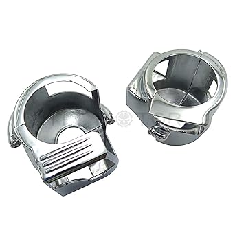 HTT Chrome Switch Housing Cover for 2002-2007 VTX 1800 Models (C/R/S/F/N) with Hydraulic Clutch