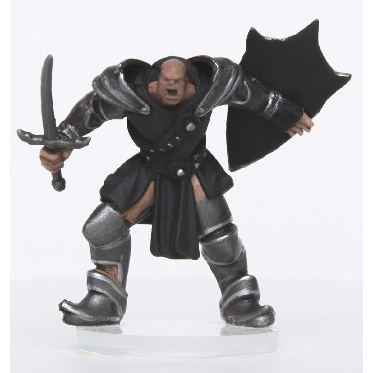 Characters of Adventure - Male Orc Paladin - Plastic Miniature for D&D or Pathfinder