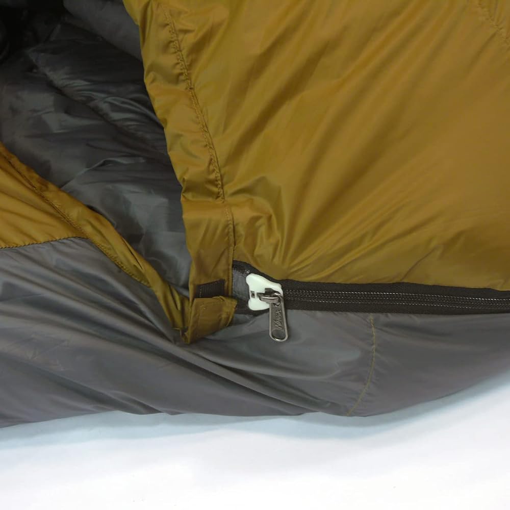 NANGA Sleeping Bag Outlet Down Shruff 450 Regular Lower Temperature -8 degrees Coyote Right Zipper