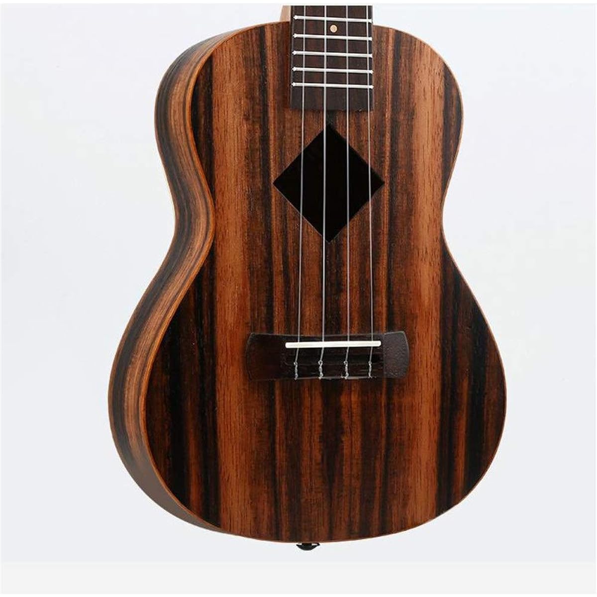 Ukulele 23 Inch Ebony Wood Carbon Strings Concert Ukulele Uke Hawaii Kids Small Guitar with Gig Bag Kids Adults Beginners Ukulele Sopra (Color: Wood, Size: 23 inches)