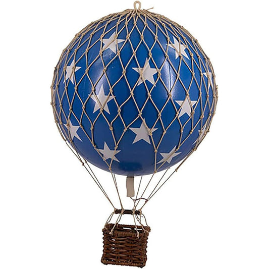 Authentic Models Floating the Skies Blue Star Replica Hot Air Balloon