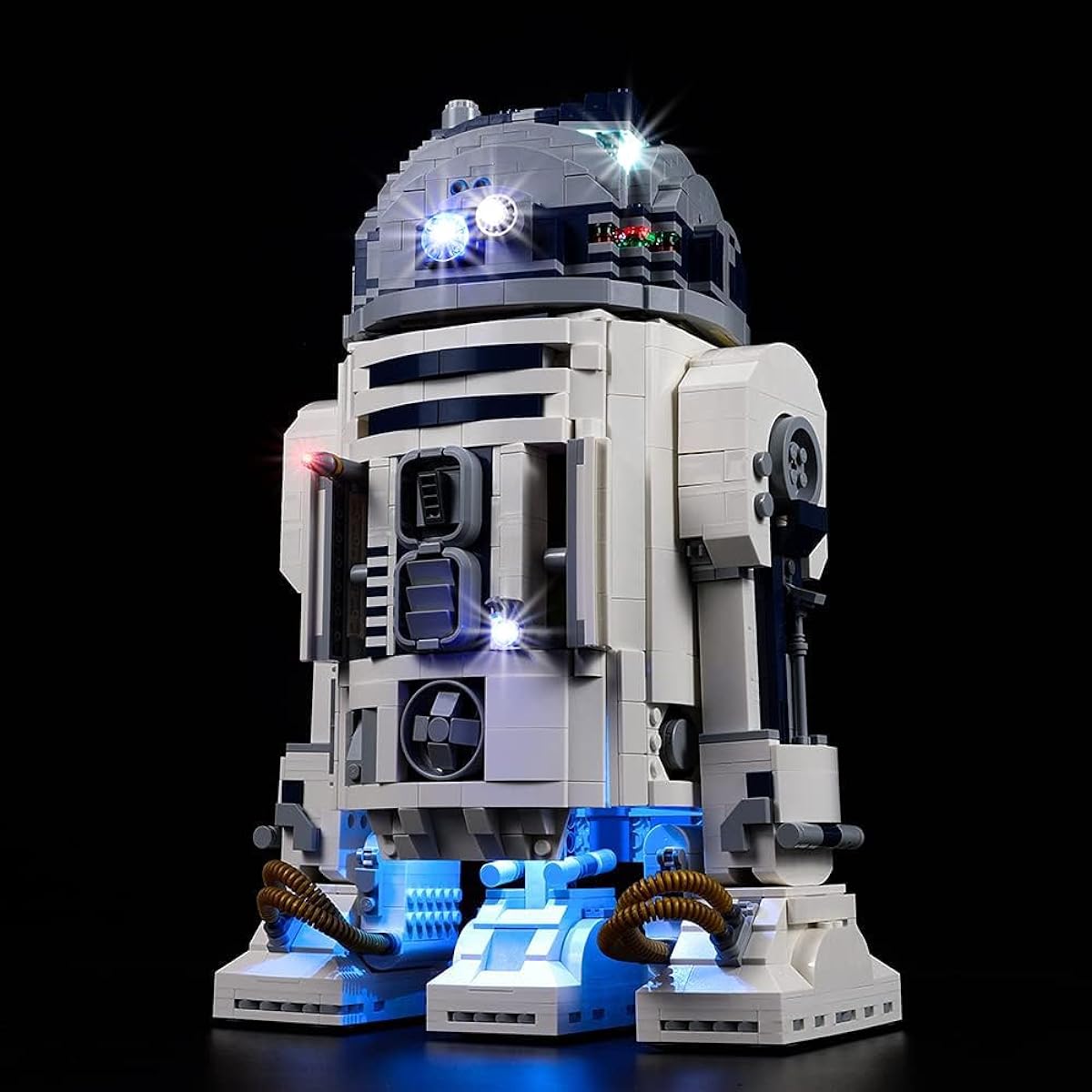Kyglaring LED Lighting Kit Star Wars R2-D2 - Light Set Compatible with Lego 75308 Building Set - Lego Set Not Included (Classic Version)