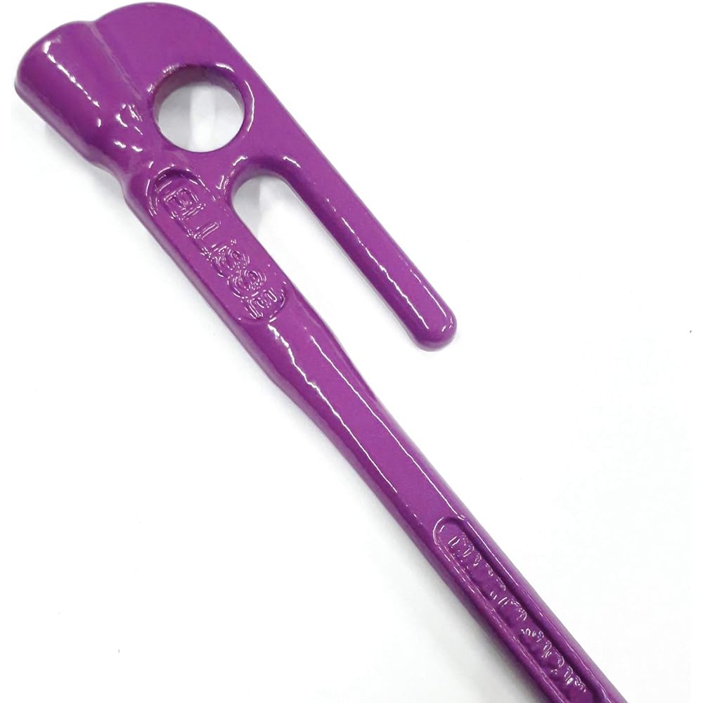 ELLISSE Forged Peg Elisse Stake 18cm Purple Powder Coating MK-180PU MADE IN JAPAN (Set of 8)