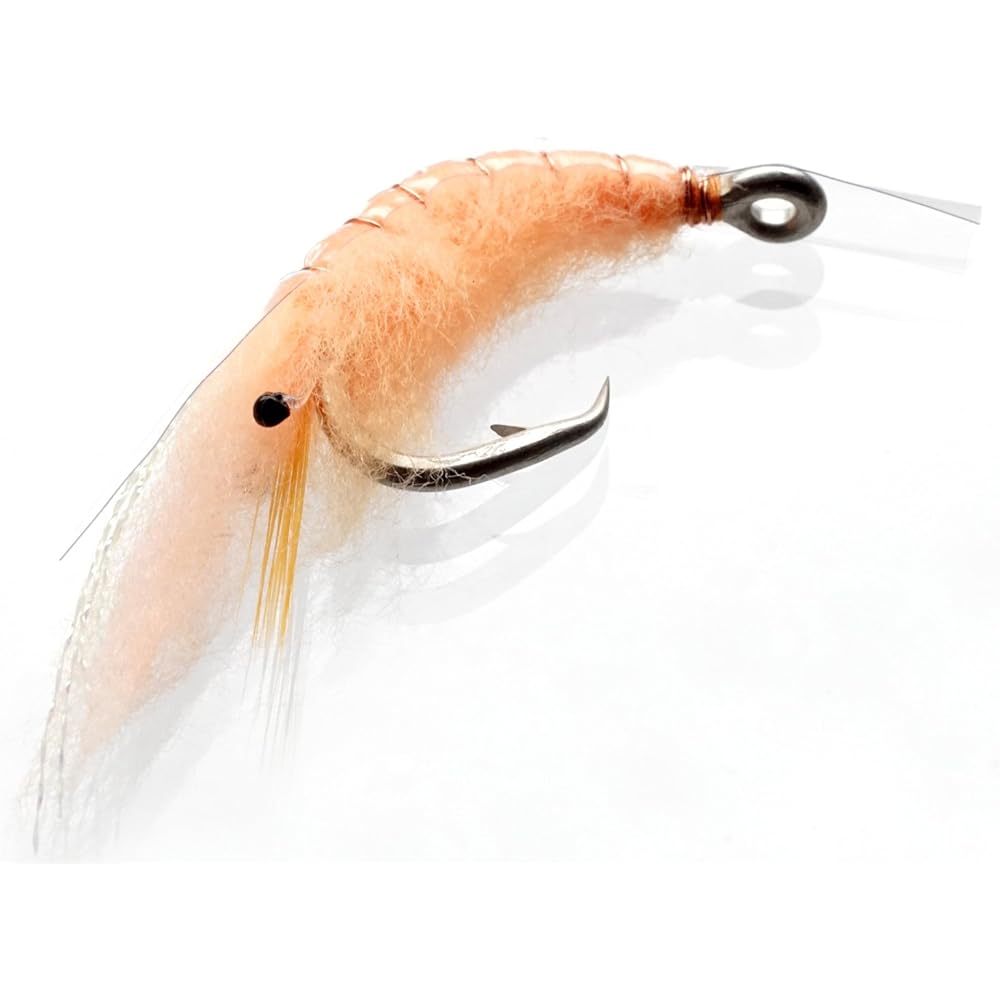 Artificial Bait Hook Real Krill (Yellowfish/Blue Fish) Apricot Pink Set of 2
