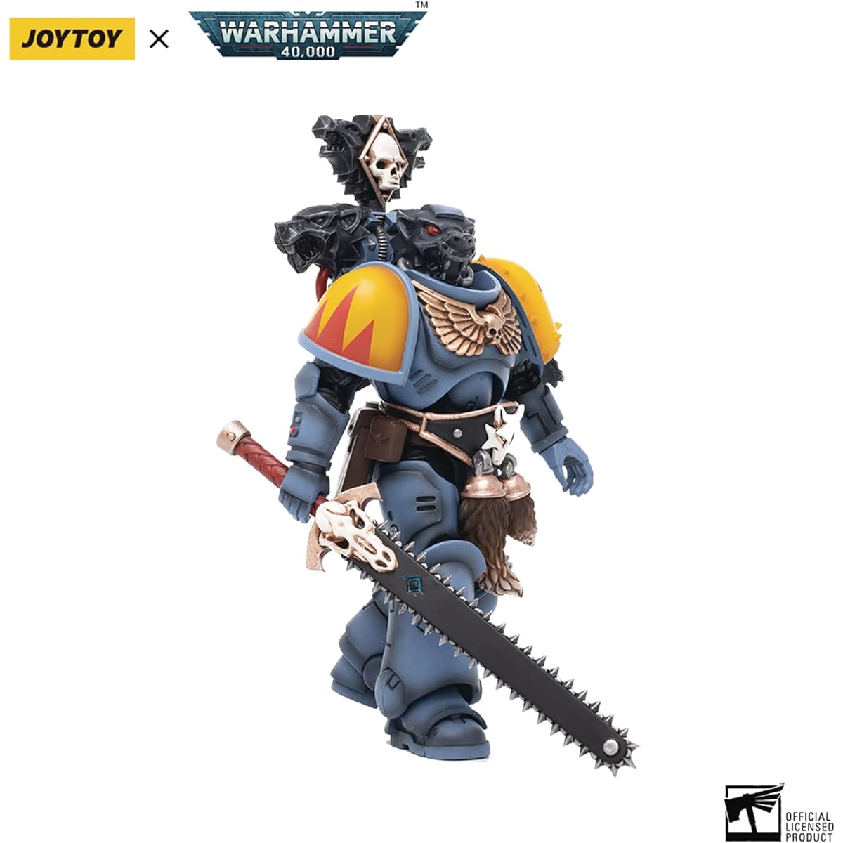 JoyToy Warhammer 40K: Space Wolf Claw Pack Torvald 1:18 Scale Figure