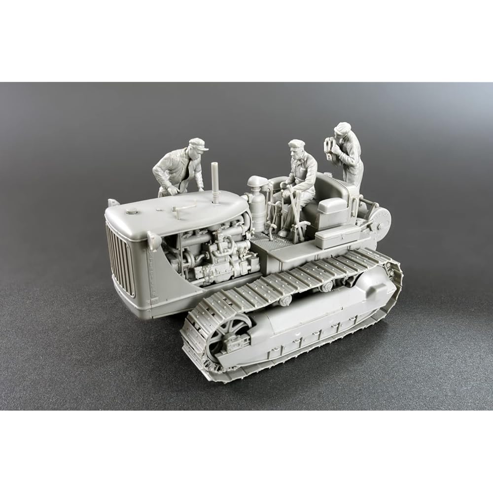 Miniart 1/35 US Army Tractor Towing Winch with 3 Soldiers MA35225 Plastic Model