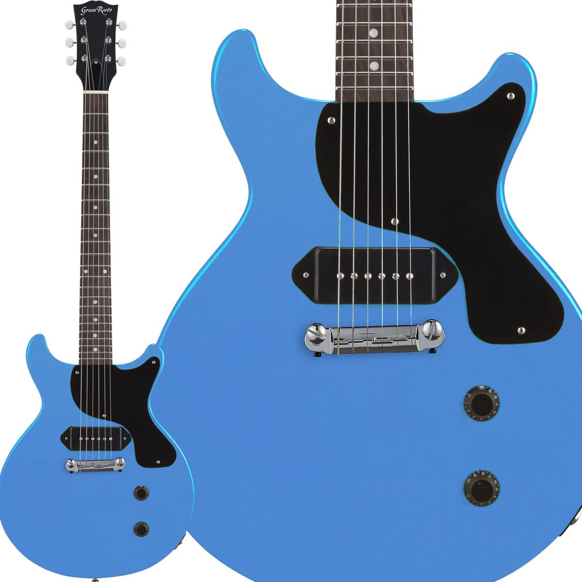 GrassRoots G-JR-LTD Pelham Blue Electric Guitar
