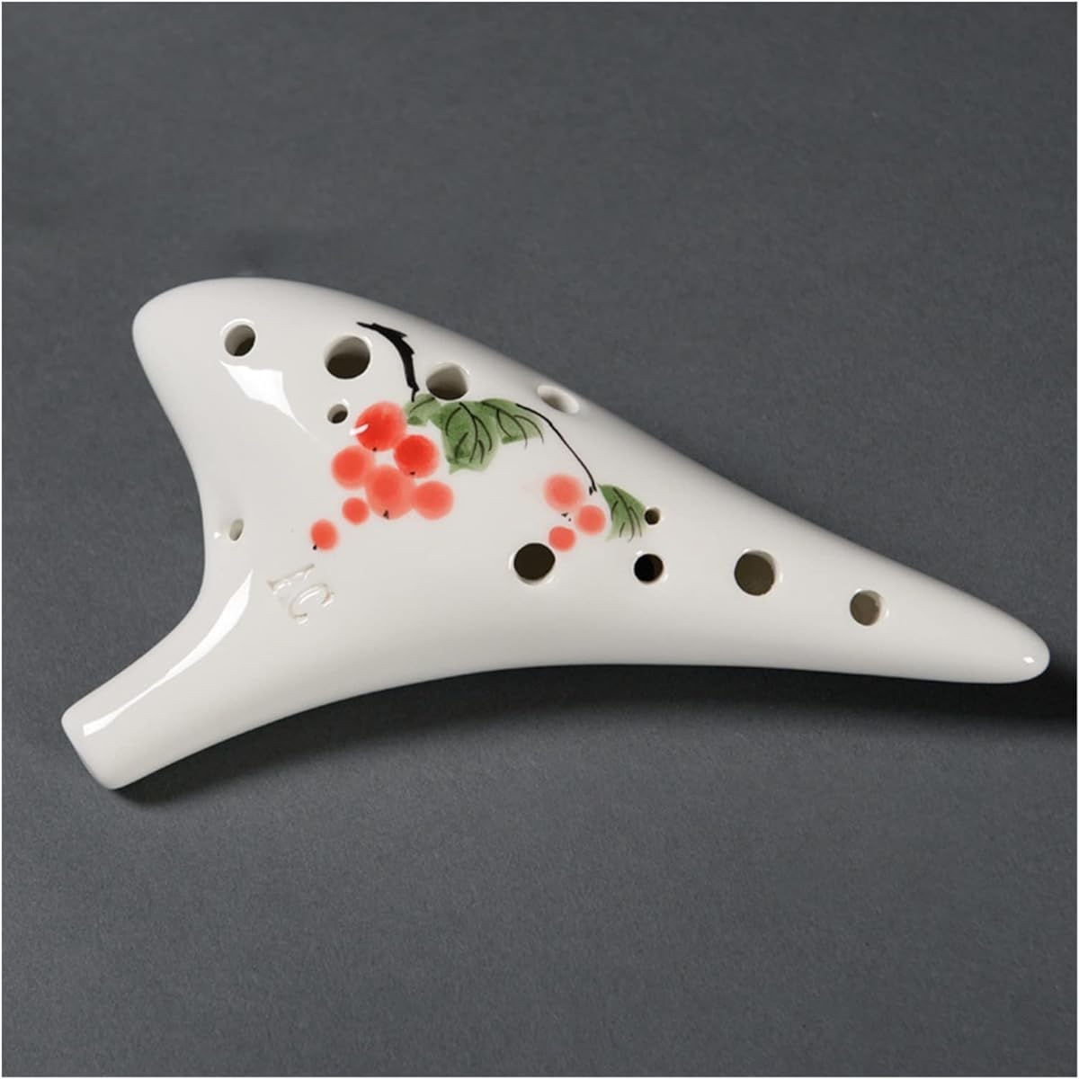 Musical Instrument Premium Hand-painted Ceramic Ocarina 12 Holes AC Professional Beginner Alto C Ocarina Ocarina Instrument (1)