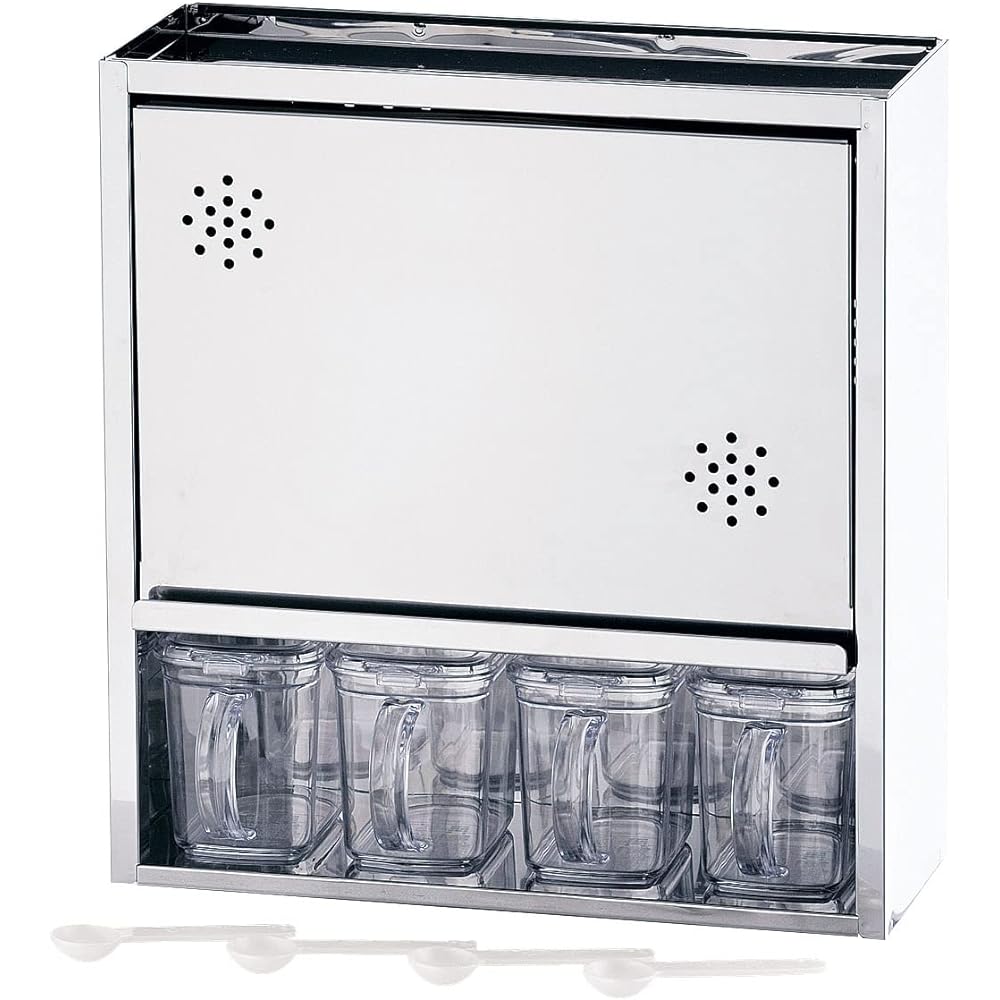 Endo Shoji Commercial Spice Rack Stainless Steel Made in Japan ASP4701