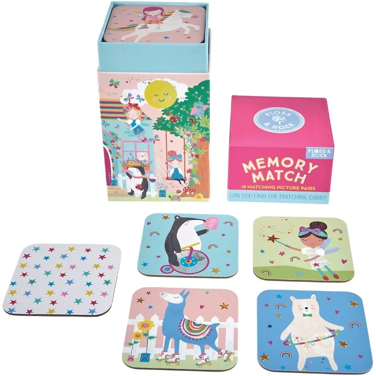 Floss and Rock 44P6444 Memory Match Game (Rainbow Fairy)