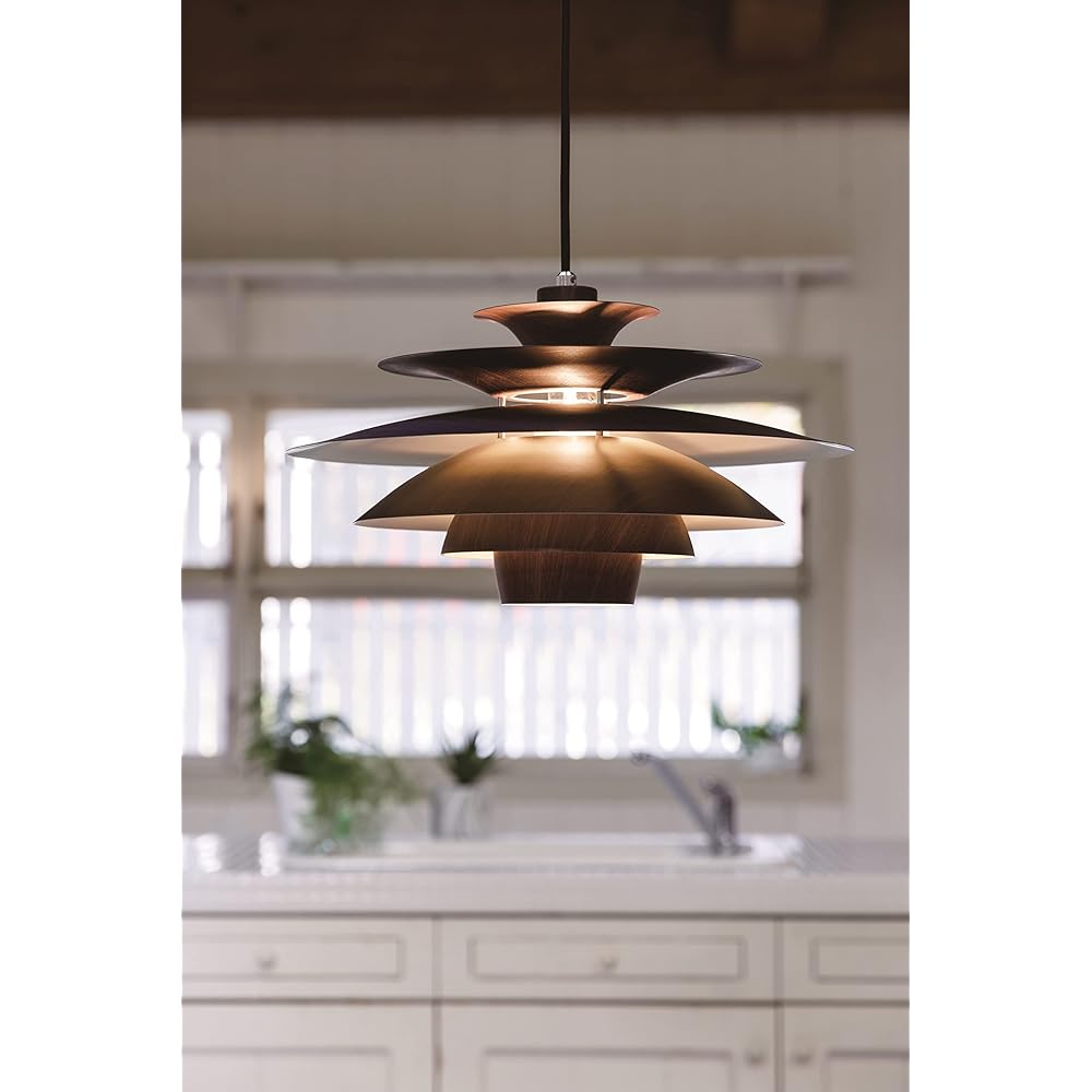 Interform Pendant Light LT-8822WH Norden White with Incandescent Bulb Scandinavian Natural