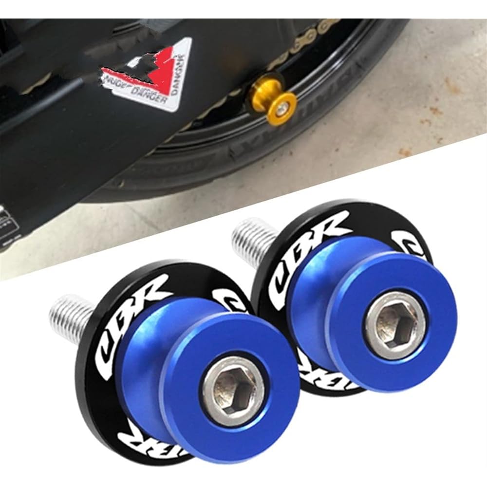 DOOREX M8 Motorcycle Swing Arm Spool Stand Screw Aluminum Accessories CBR 600RR 1000RR 900RR 929RR 954RR CBR 600 F2 F3 F4 Swing Arm Slider Spool (Size: Titanium)