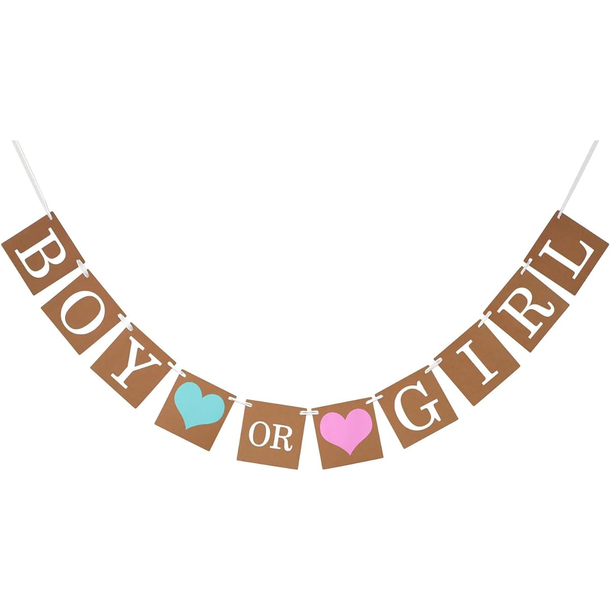 eBoot Baby Shower Decorations Boy or Girl Banner Gender Reveal Bunting Flag Baby Gender Show Party Favours Pregnancy Announcement