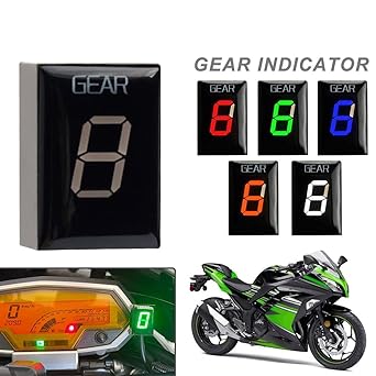 Speed Display Meter Kawasaki Ve-rs-ys 650 ER6N ER6F Z750 Z800 Z800e Z1000 Ninja 300 ZX6R Motorcycle Gear Indicator ECU Direct Mount Speed Display