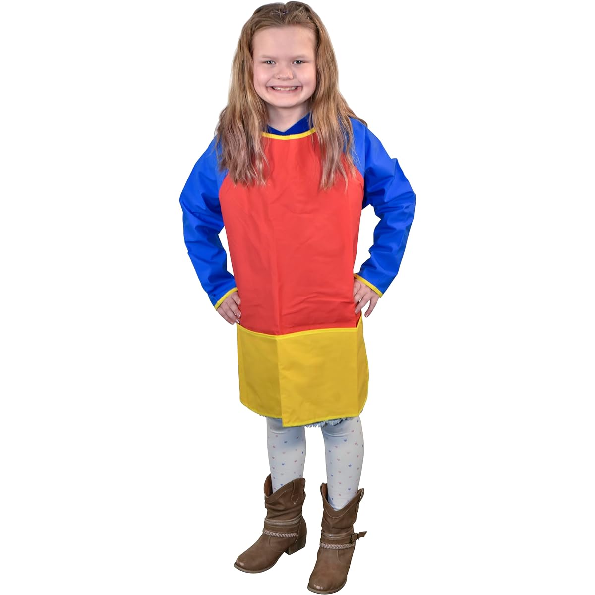 School Smart 086531 Apron Vinyl 6-8 Yrs Old - School Smart