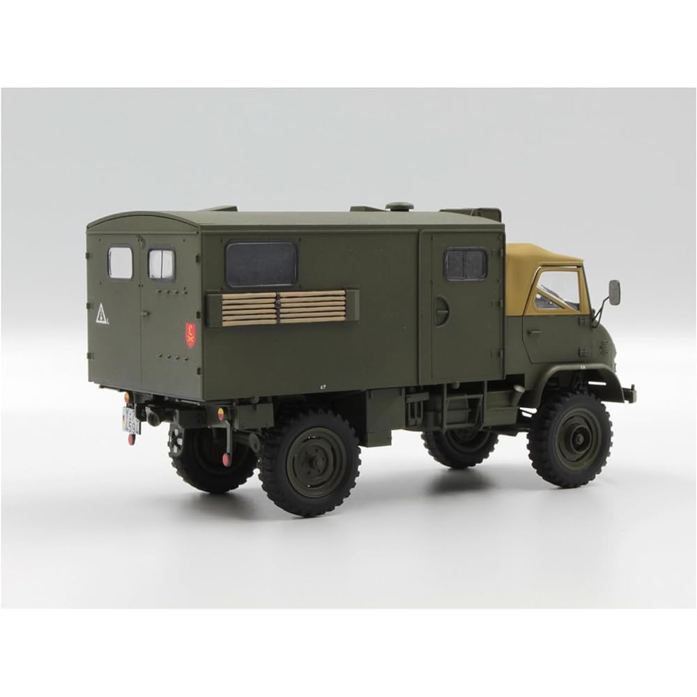 ICM 1/35 German Unimog S404 Box Body Military Truck Plastic Model 35136 Molding Color