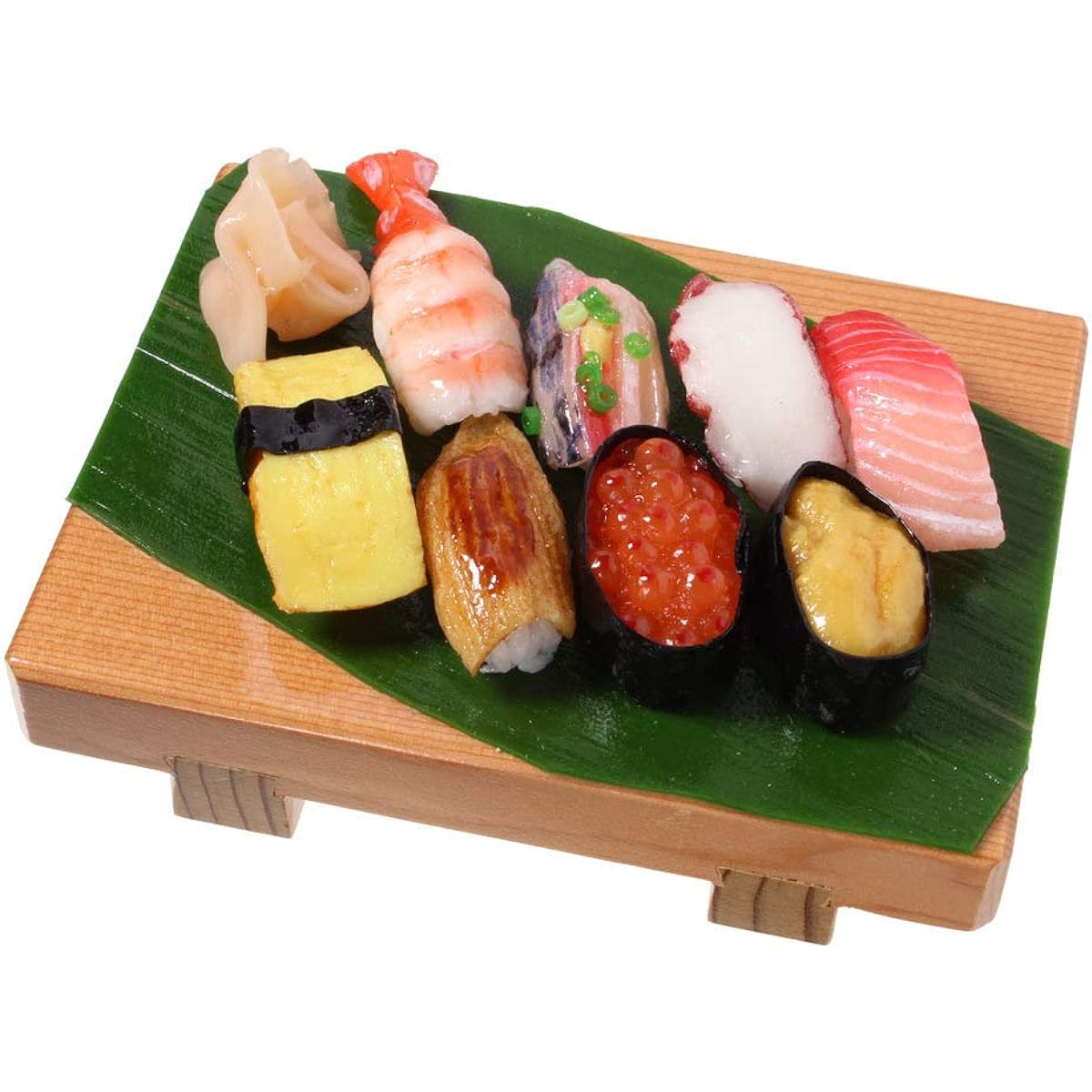 Food sample shop magnet (premium sushi) [food sample, miniature, miscellaneous goods, food, sushi, high-end, geta, foreign, souvenir, realistic]