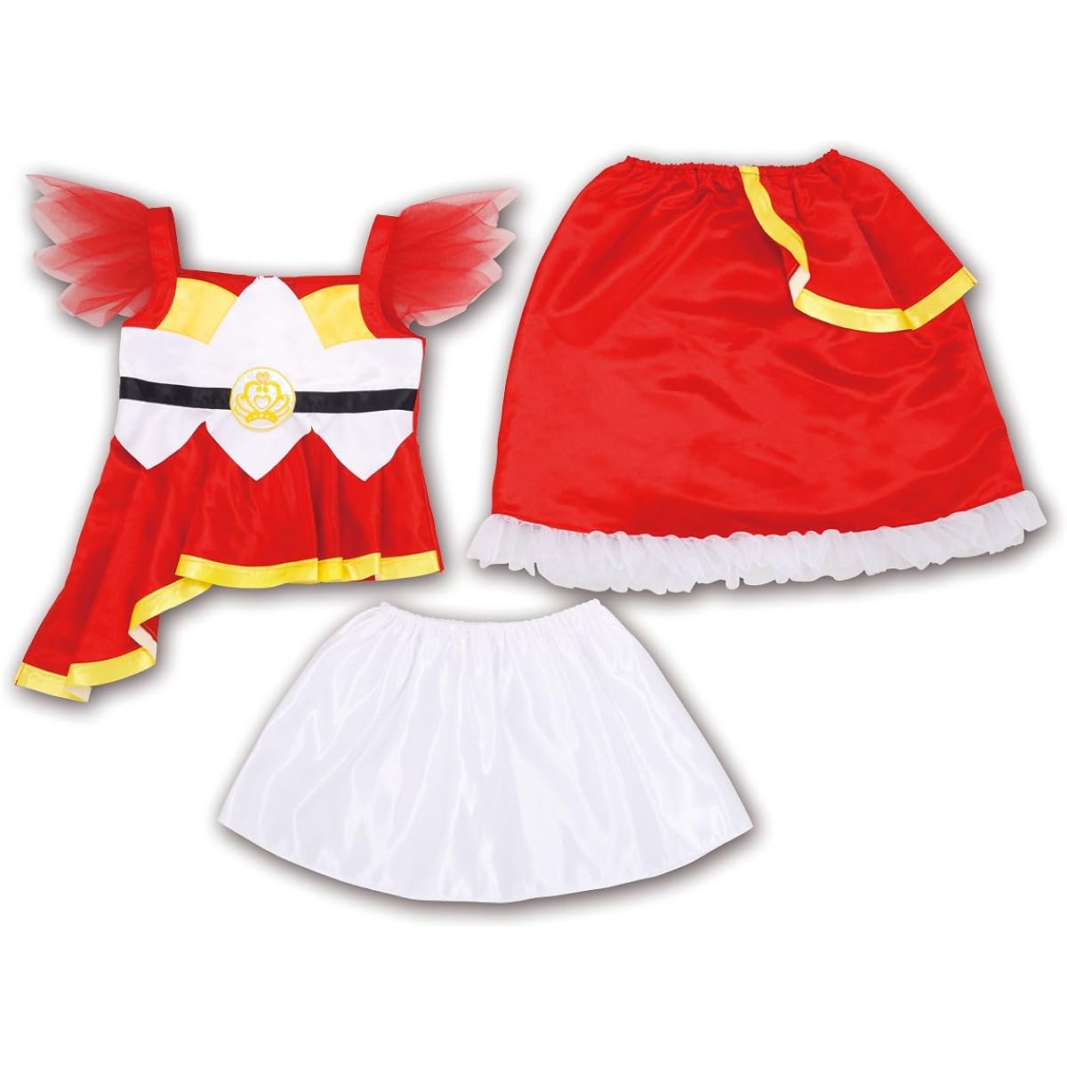 [Bandai] Go! Princess PreCure Cure Scarlet Transformation Pretium 2way Dress Kids Costume Girls 100cm-110cm