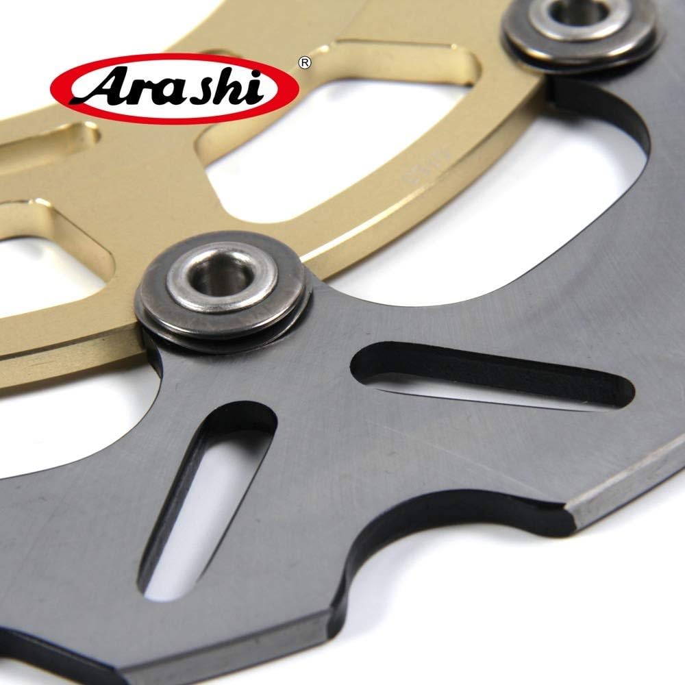 Arashi Front Brake Disc Rotor Fits Suzuki GSXR600 GSX-R600 GSXR 600 2008-2017 Motorcycle Replacement Accessories GSXR 750 1000 Gold