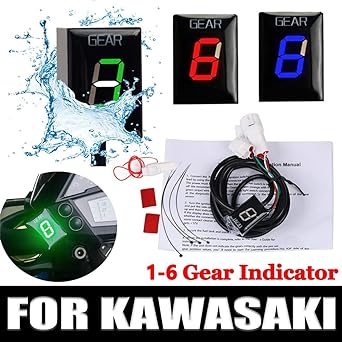 Speed Display Meter Kawasaki GTR 1400 Concours 14 GTR1400 1400GTR ZG1400 Concours Motorcycle Speed Gear Display Indicator 1-6 Level Accessories