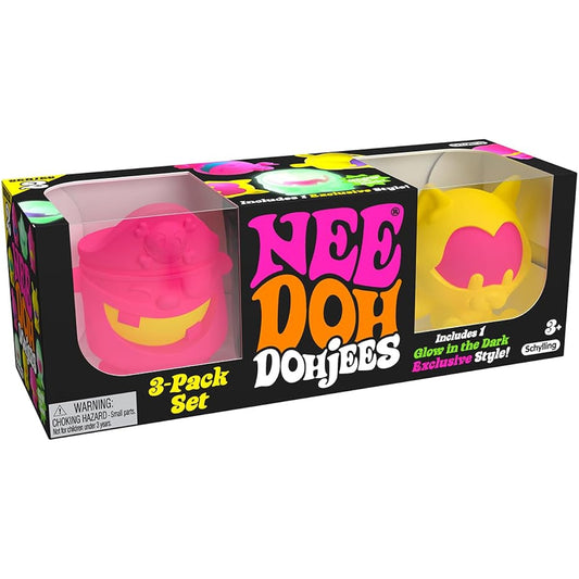 Schylling-Dohjee 3 Pack Nee Doh-Age 3+ DJPK3