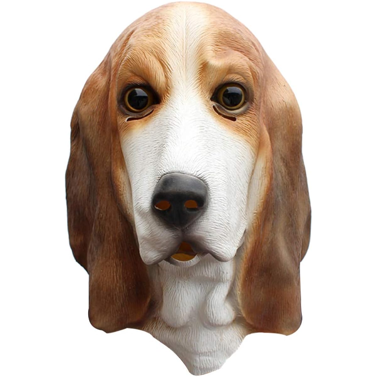 Amosfun Halloween Animal Costume Head Mask Foxhound Mask Party Cosplay Full Head Mask