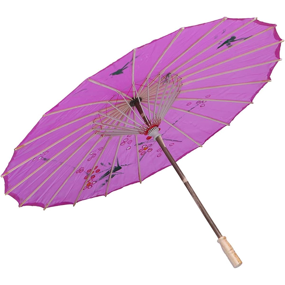 EXCEART Handmade Made in China Japanese Oil Paper Umbrella Parasol Classical Dance Umbrella for Wedding Party Photo Shoot Decoration (A)