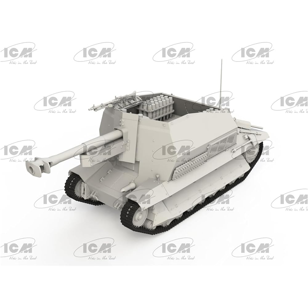 ICM 1/35 German Army 10.5cm leFH 16(Sf) Auf Geschutzwagen FCM36(f) Plastic Model 35340