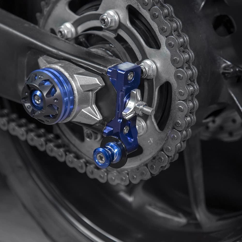 Motorcycle Swing Arm Bobbin Spool For Ya-ma-ha MT-07FZ-07 MT 07 FZ07 MT07 2014-2021 Motorcycle Rear Wheel Fork Axle Slider Swing Arm Spool Stand Pickup (Color: Black)