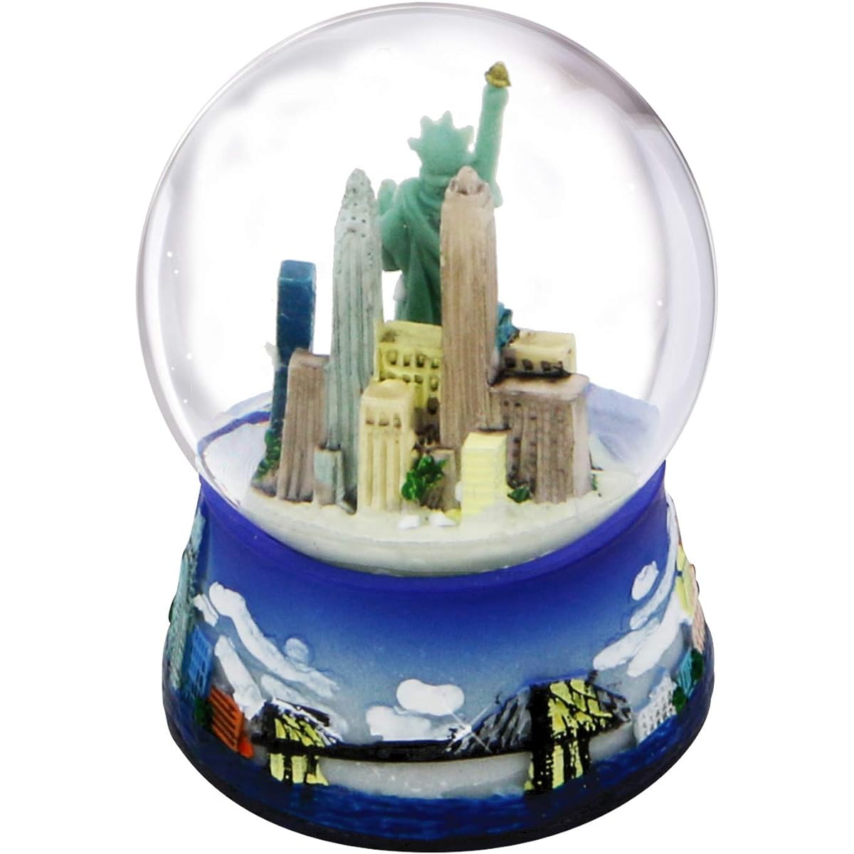 New York Snow Globe -65MM Skyline 614, New York Snow Globes, New York Souvenirs